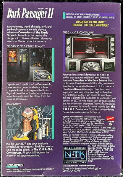 Grote foto volume two dark passages ii pc game small box spelcomputers games pc