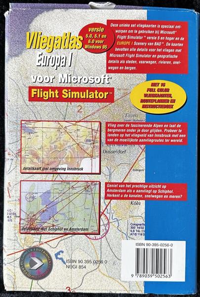 Grote foto vliegatlas europa 1 voor microsoft flight simulator pc small box spelcomputers games pc