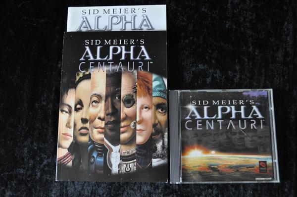 Grote foto sid meier alpha centauri pc big box spelcomputers games pc