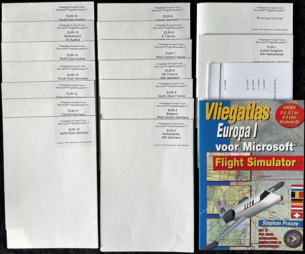 Grote foto vliegatlas europa 1 voor microsoft flight simulator pc small box spelcomputers games pc