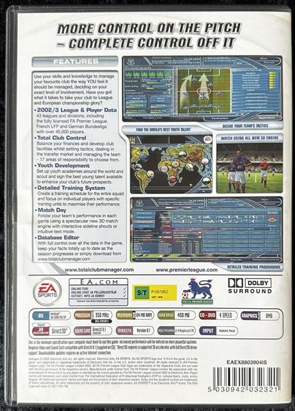 Grote foto total club manager 2003 ea sports pc game spelcomputers games pc