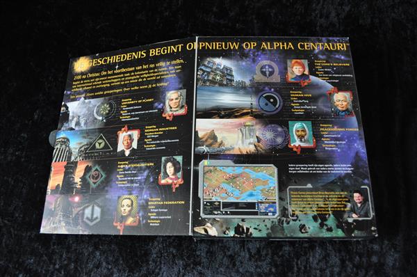 Grote foto sid meier alpha centauri pc big box spelcomputers games pc