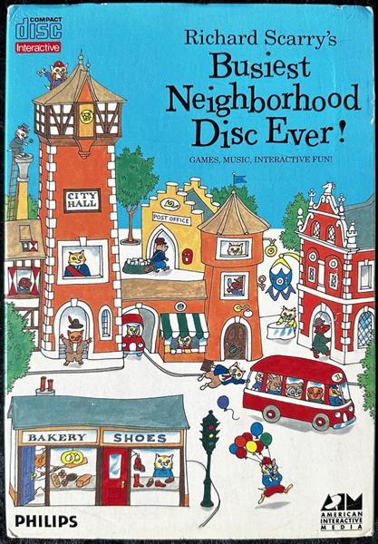 Grote foto richard scarry busiest neighborhood disc ever philips cdi boxed spelcomputers games overige games