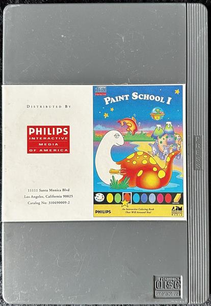 Grote foto paint school 1 philips cdi boxed spelcomputers games overige games