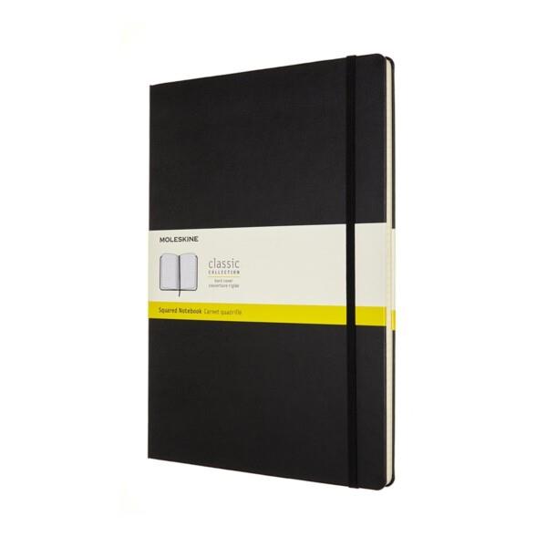 Grote foto moleskine classic notitieboek a4 hardcover geruit zwart diversen overige diversen