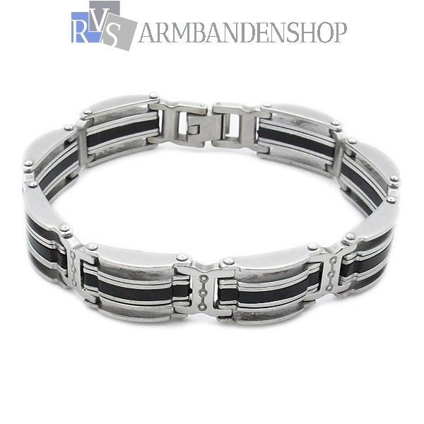 Grote foto div rvs armbanden rubber heren armband sieraden sieraden tassen en uiterlijk armbanden voor hem