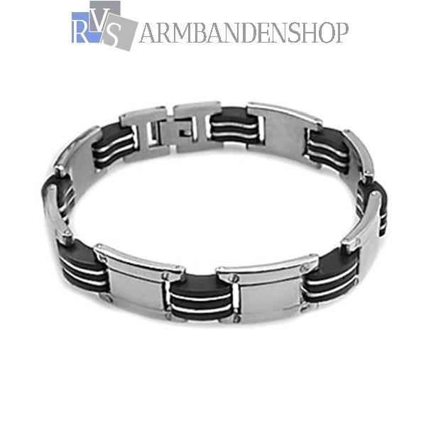 Grote foto div rvs armbanden rubber heren armband sieraden sieraden tassen en uiterlijk armbanden voor hem