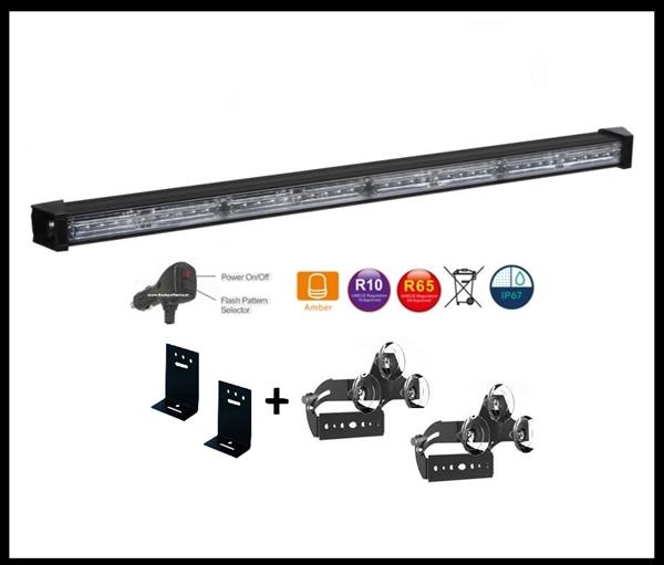 Grote foto txa 4 traffic advisor met 27 flits patronen ecer65 r10 inclusief montage beugels 12 24v auto onderdelen overige auto onderdelen