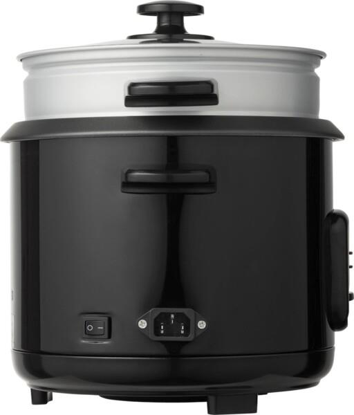 Grote foto tomado trc1501b rijstkoker inhoud 1 5 liter warmhoudfunctie stoommand zwart verpakking huis en inrichting keukenbenodigdheden