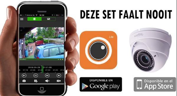 Grote foto kleuren dag nacht bestuurbare bewakingscamera audio tv en foto videobewakingsapparatuur