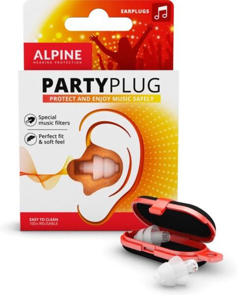Grote foto alpine partyplug oordoppen comfortabele earplugs voor muziekevenementen concerten en festivals diversen overige diversen