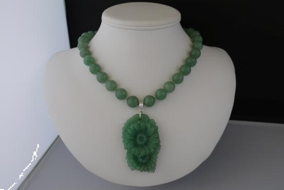 Grote foto aventurijn ketting oorhanger set sieraden tassen en uiterlijk kettingen