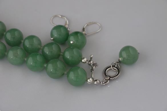 Grote foto aventurijn ketting oorhanger set sieraden tassen en uiterlijk kettingen
