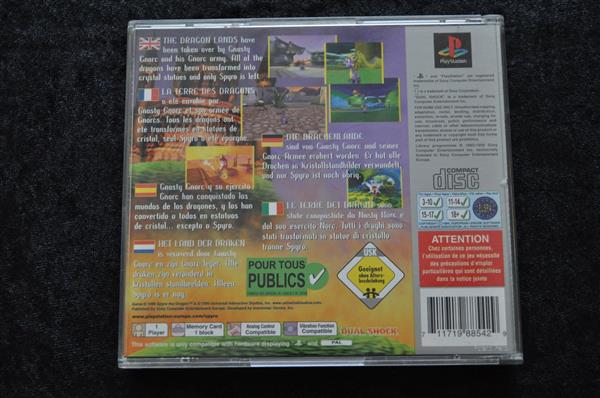 Grote foto spyro the dragon platinum playstation 1 ps1 geen manual spelcomputers games overige playstation games