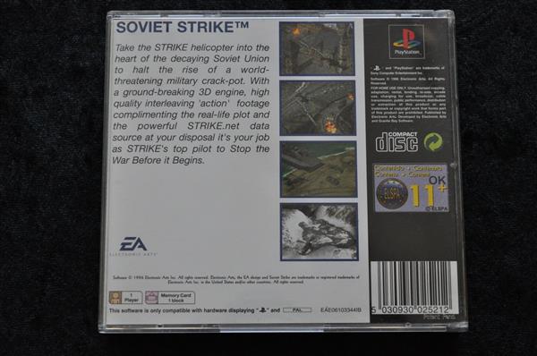 Grote foto soviet strike playstation 1 ps1 geen manual spelcomputers games overige playstation games