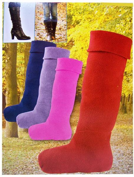 Grote foto fleece sokken voor in laarzen kleding dames sokken en kousen