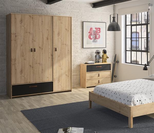 Grote foto arthus 2 persoonsbed 140x200 natuur gami antiek en kunst stoelen en banken