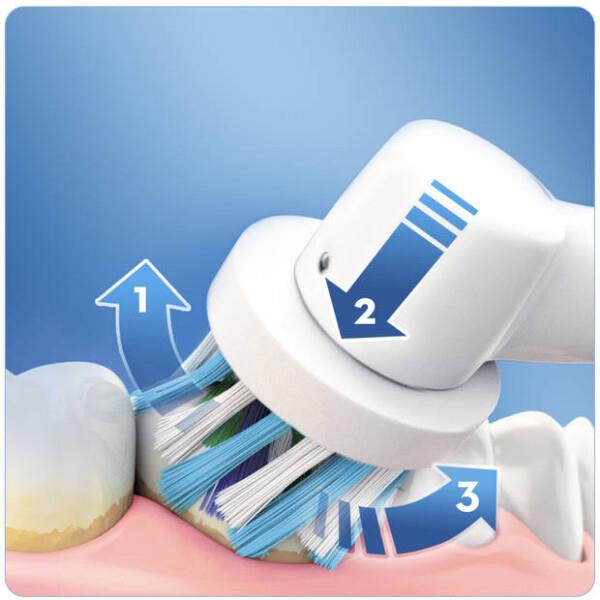 Grote foto oral b elektrische tandenborstel vitality 100 blauw 1 poetsstand verpakking beschadigd beauty en gezondheid mondverzorging