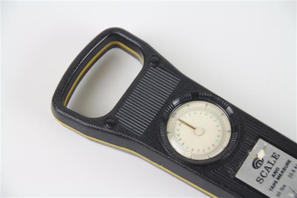 Grote foto vintage edge mark scale and tape measure 50 lb weegunster sport en fitness vissport