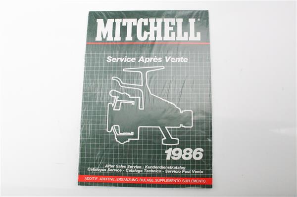 Grote foto mitchell service catalogus 1986 service apres vente after sales service sport en fitness vissport