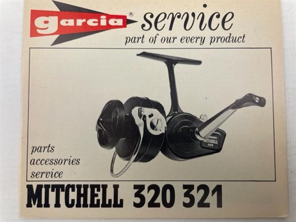 Grote foto garcia service boekje van mitchell 320 321 molen sport en fitness vissport