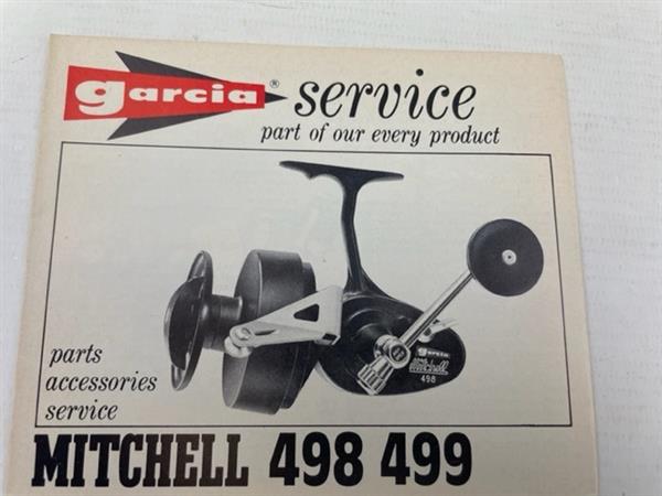 Grote foto garcia service boekje van mitchell 498 499 molen sport en fitness vissport