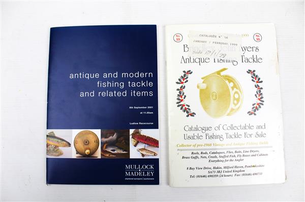 Grote foto mullock madeley antique modern fishing tackle book set van 7 boeken sport en fitness vissport