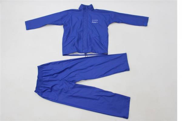 Grote foto ron thompson pro flexi soft rain suit 2 delig blauw regenpak xxs kleding heren overige herenkleding