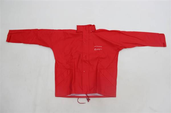 Grote foto ron thompson pro flexi soft rain suit 2 delig rood maat s regenpak kleding heren overige herenkleding