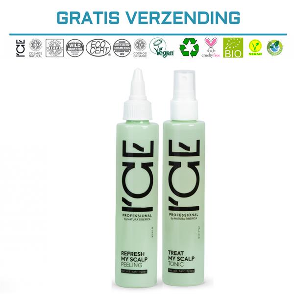 Grote foto ice professional duo set refresh my scalp peeling lotion 2 x 100ml beauty en gezondheid lichaamsverzorging