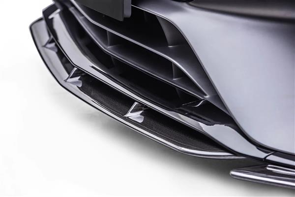 Grote foto mercedes a45 w177 carbon voorlip splitter auto onderdelen tuning en styling