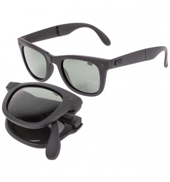 Grote foto nash foldable sunglasses grey lens zonnebril sport en fitness vissport