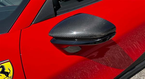Grote foto ferrari sf90 stradale spider carbon spiegelkappen covers auto onderdelen tuning en styling
