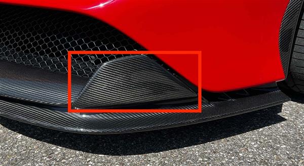 Grote foto ferrari sf90 stradale spider carbon voorbumper voorlip finnen auto onderdelen tuning en styling
