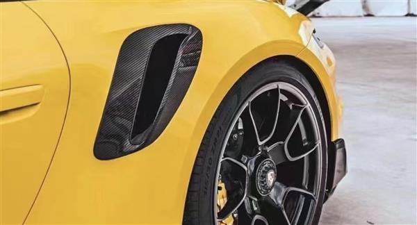Grote foto porsche 911 992 turbo s gt3rs carbon air scoop auto onderdelen tuning en styling