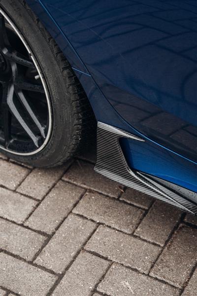 Grote foto mercedes amg gt 4 deur carbon sideskirt extensions auto onderdelen tuning en styling