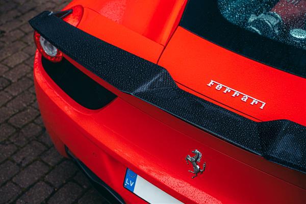 Grote foto ferrari 458 italia coupe carbon spoiler lip vleugel auto onderdelen tuning en styling