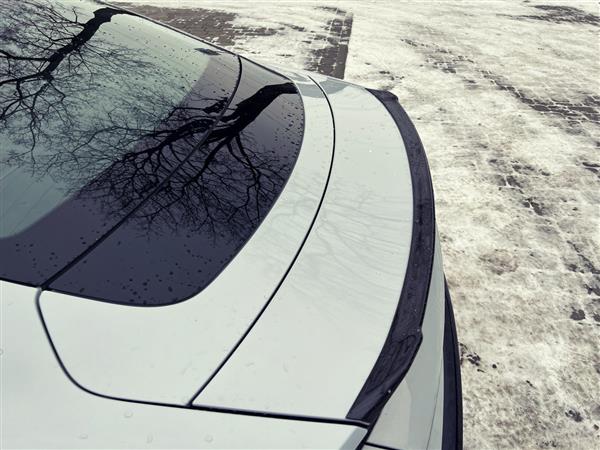 Grote foto porsche taycan carbon kofferbak spoiler lip auto onderdelen tuning en styling