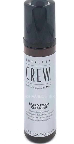 Grote foto american crew beard foam cleanser 70ml kleding dames sieraden