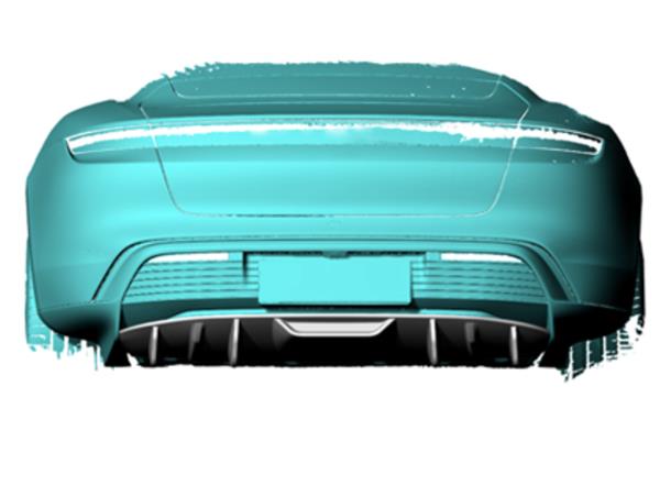 Grote foto carbon diffuser porsche taycan 4s gts turbo auto onderdelen tuning en styling