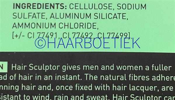 Grote foto hair sculptor midden bruin fibers 25gr 5 1 gratis kleding dames sieraden
