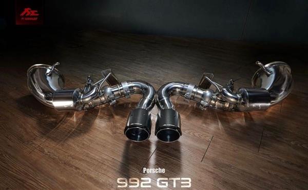 Grote foto porsche 911 992 gt3 fi uitlaat catback systeem auto onderdelen tuning en styling