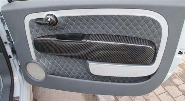Grote foto fiat abarth 500 595 carbon fiber binnenkant deur covers auto onderdelen tuning en styling