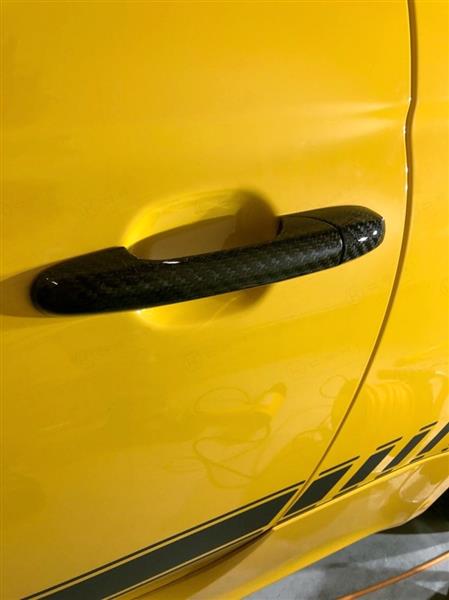 Grote foto fiat abarth 595 carbon fiber deur hendels exterieur auto onderdelen tuning en styling