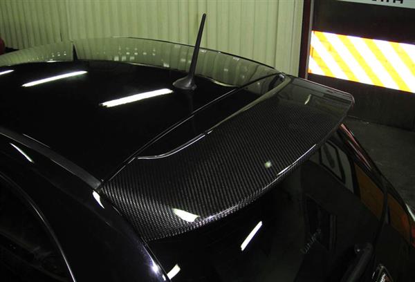 Grote foto fiat abarth 500 595 carbon fiber achter spoiler v2 auto onderdelen tuning en styling