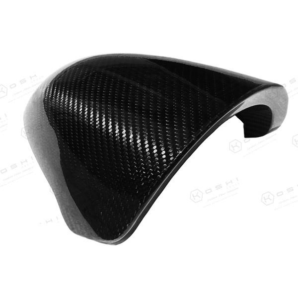 Grote foto fiat abarth 500 595 carbon fiber instrument display cover lhd auto onderdelen tuning en styling