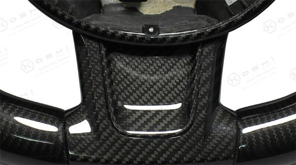 Grote foto fiat abarth 595 carbon fiber stuur cover onderste deel auto onderdelen tuning en styling