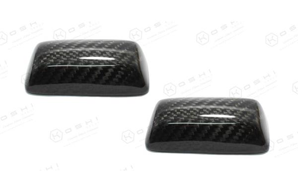 Grote foto fiat abarth 500 595 carbon fiber stoelhendel covers auto onderdelen tuning en styling