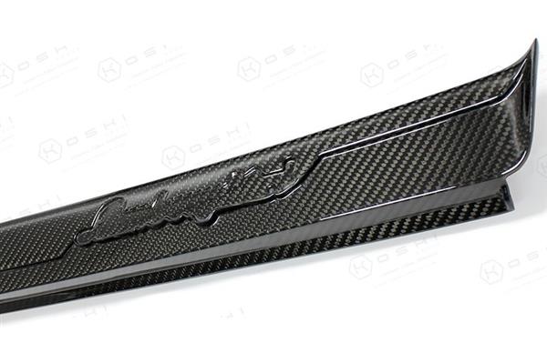 Grote foto lamborghini huracan carbon fiber interieur dashboard auto onderdelen tuning en styling