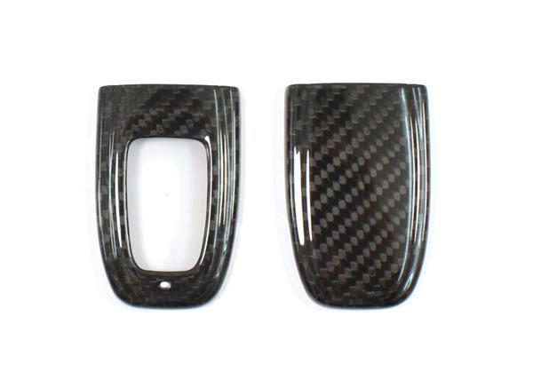 Grote foto audi a3 a4 a5 carbon fiber sleutel cover frame auto onderdelen tuning en styling